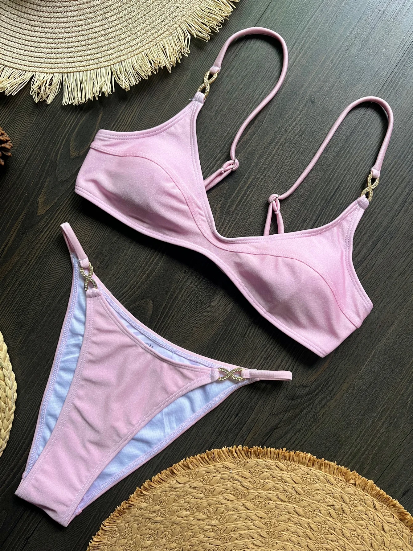 Miyouj Push Up Bikinis New Two Piece Suit 2026 Bathsuit Sexy Bikini Sets Hollow Out Swimsuit String Bathwear Low Waist Swimwear
Miyouj Push Up Bikinis New Two Piece Suit 2026 Bathsuit Sexy Bikini Sets Hollow Out Swimsuit String Bathwear Low Waist Swimwear