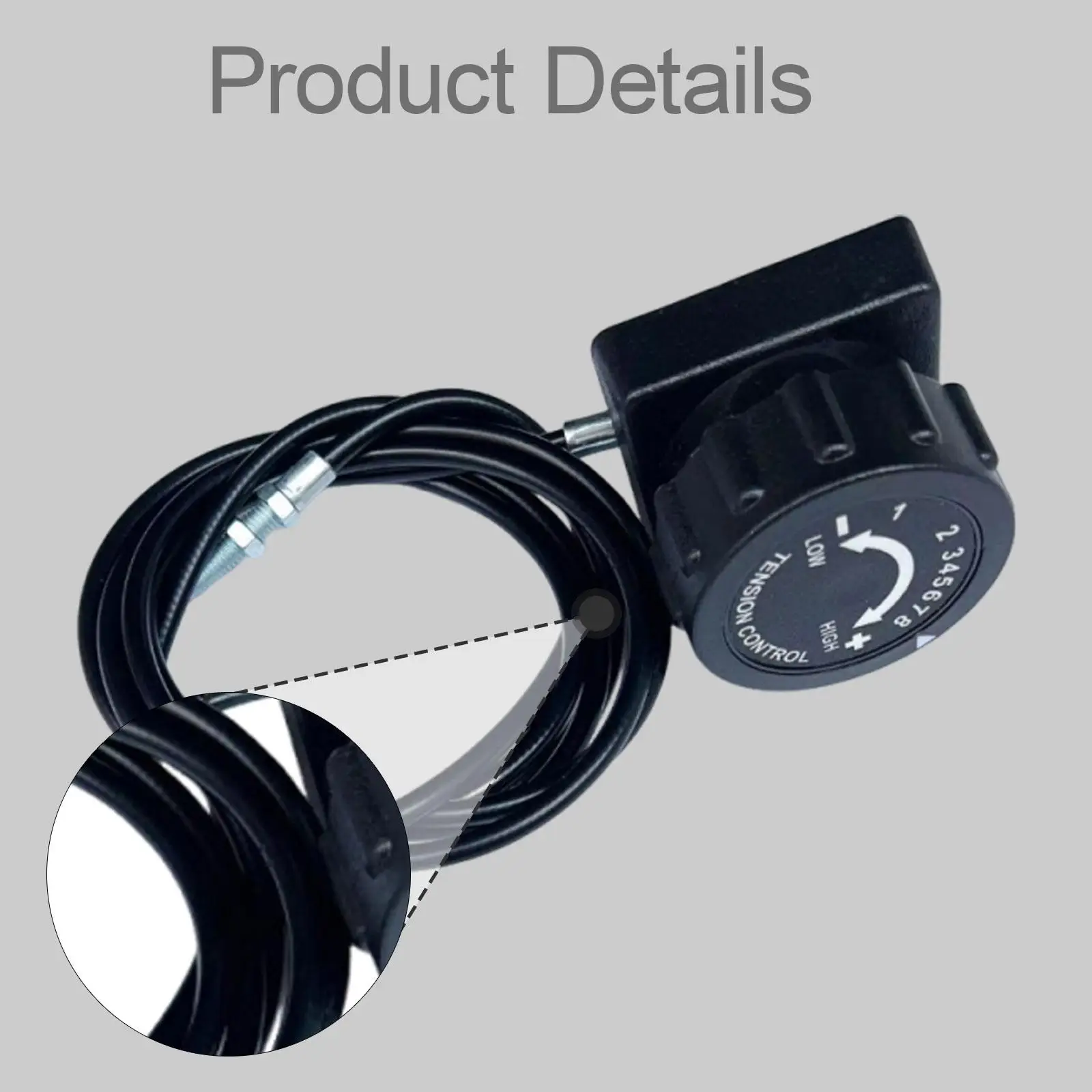 Universal Exercise Bike Knob with 170cm Cable Cycling Tension Adjuster Accessory for Home Fitness Bikes
Universal Exercise Bike Knob with 170cm Cable Cycling Tension Adjuster Accessory for Home Fitness Bikes