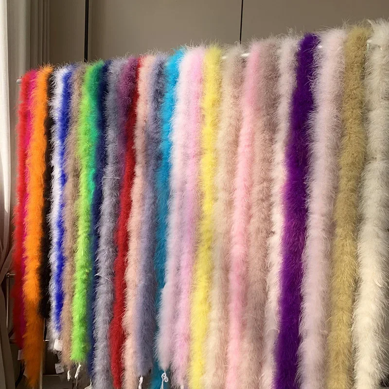 Боа из турецких перьев, 2 метра, 16 г, плюшевая мягкая пушистая отделка перьев для DIY, украшение для сценического костюма, оптовая продажа
Боа из турецких перьев, 2 метра, 16 г, плюшевая мягкая пушистая отделка перьев для DIY, украшение для сценического костюма, оптовая продажа