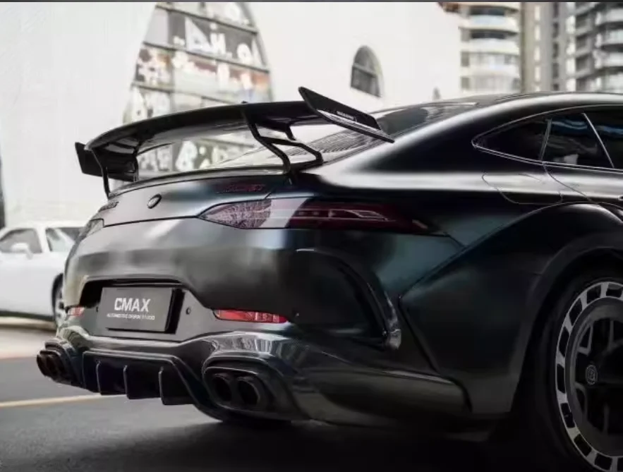 Для модификаций Mercedes-AMG GT50, GT53, GT43, и GT63 B900 заднее крыло из углеродного волокна (хводное крыло) подходит
Для модификаций Mercedes-AMG GT50, GT53, GT43, и GT63 B900 заднее крыло из углеродного волокна (хводное крыло) подходит