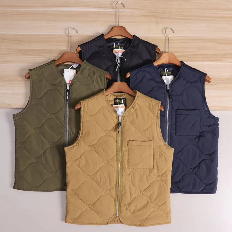 Легкий ветрозащитный носимый осенне-зимний мужской повседневный стеганый хлопковый жилет в стиле ретро в стиле тыквы, универсальный универсальный джемпер
Легкий ветрозащитный носимый осенне-зимний мужской повседневный стеганый хлопковый жилет в стиле ретро в стиле тыквы, универсальный универсальный джемпер