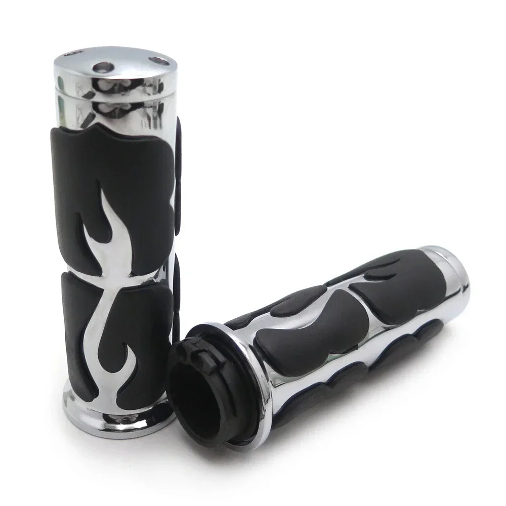 Flame Furious Fire Hand grips bar For Motorcycle 1" 25mm Handlebar Motorcycle Parts Chrome
Flame Furious Fire Hand grips bar For Motorcycle 1" 25mm Handlebar Motorcycle Parts Chrome