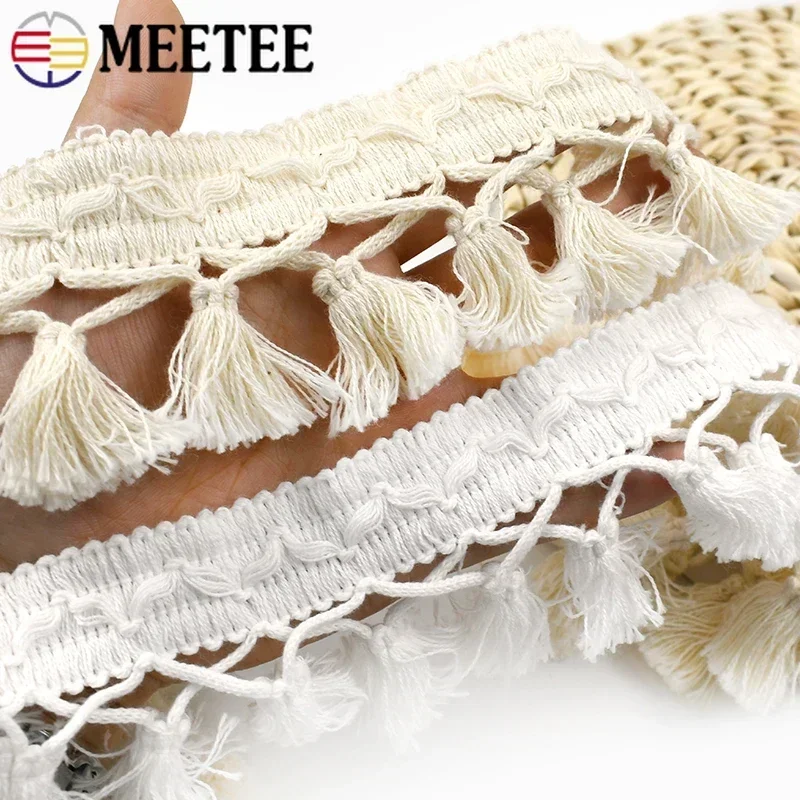 2-10Yards Meetee 6cm Wide Cotton Tassel Lace Hometextile Bags Decoration Fringe for Doll Clothes Curtain DIY Sewing Accessories
2-10Yards Meetee 6cm Wide Cotton Tassel Lace Hometextile Bags Decoration Fringe for Doll Clothes Curtain DIY Sewing Accessories
