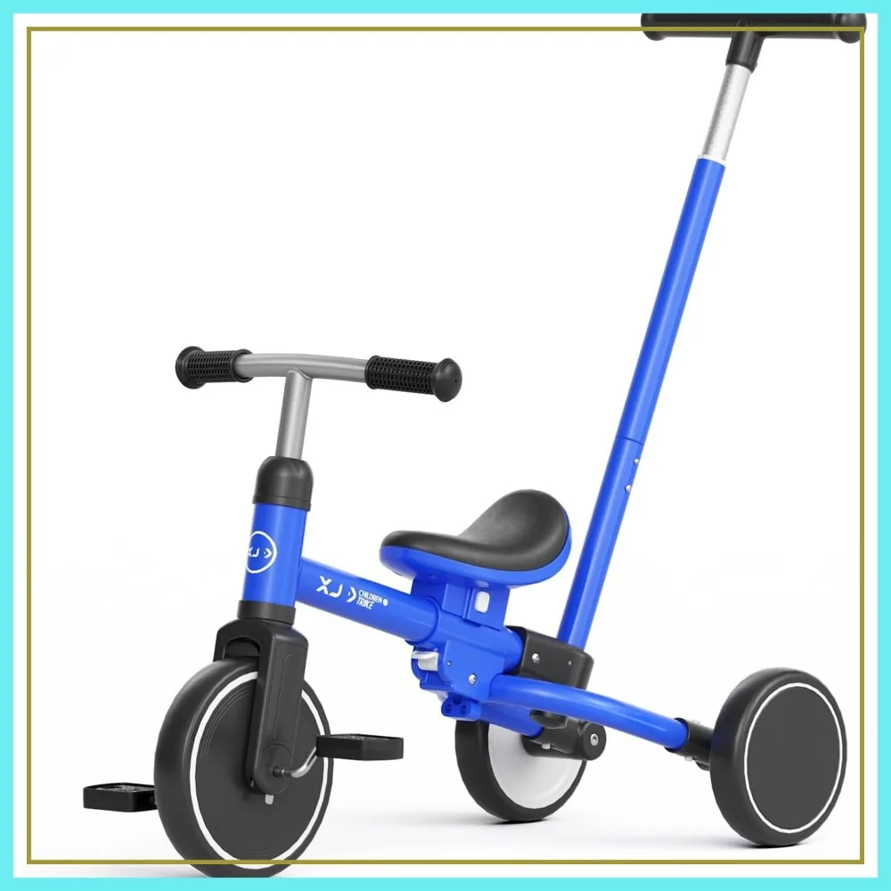 5-in-1 Toddler Tricycle for 1-3 Year Olds, Adjustable Push Handle, Balance Bike, Removable Pedal, Birthday Gift
5-in-1 Toddler Tricycle for 1-3 Year Olds, Adjustable Push Handle, Balance Bike, Removable Pedal, Birthday Gift