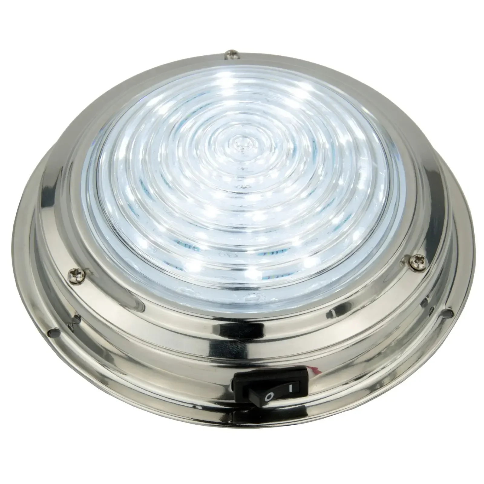 12V Stainless Steel LED Dome Light Boat Marine RV Cabin Ceiling Lamp 5.5"
12V Stainless Steel LED Dome Light Boat Marine RV Cabin Ceiling Lamp 5.5"
