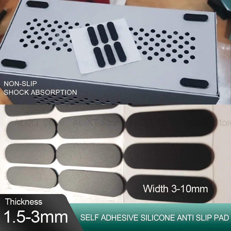 10Pcs Thick 1.5/3mm Self-Adhesive Oval Silicone Rubber Foot Pad Notebook Anti Slip Pad Cushion Shock-Absorbing Pad Width 3-10mm
10Pcs Thick 1.5/3mm Self-Adhesive Oval Silicone Rubber Foot Pad Notebook Anti Slip Pad Cushion Shock-Absorbing Pad Width 3-10mm