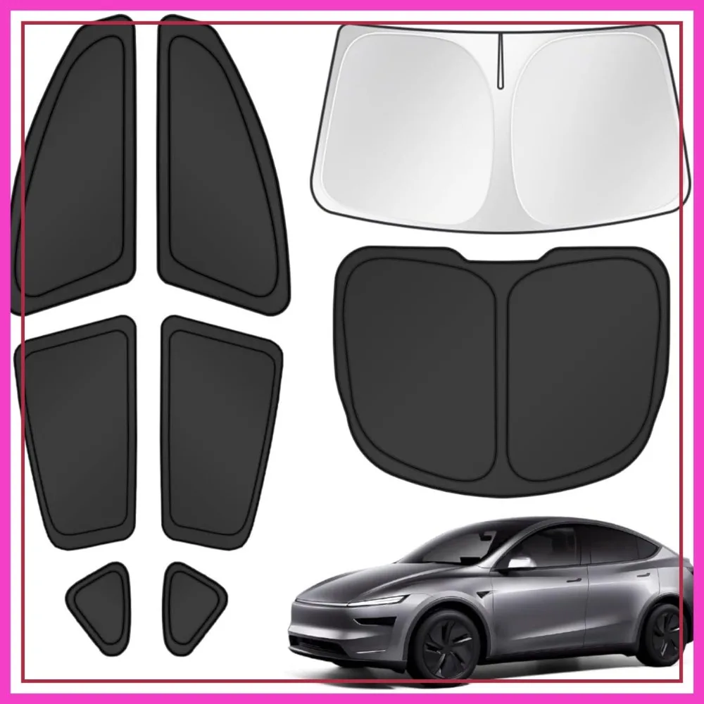 Full Window Sunshade for 2025 2026 New Tesla Model Y Juniper - 8PCS Windshield Side Rear Covers UV Block Car Camping Privacy
Full Window Sunshade for 2025 2026 New Tesla Model Y Juniper - 8PCS Windshield Side Rear Covers UV Block Car Camping Privacy