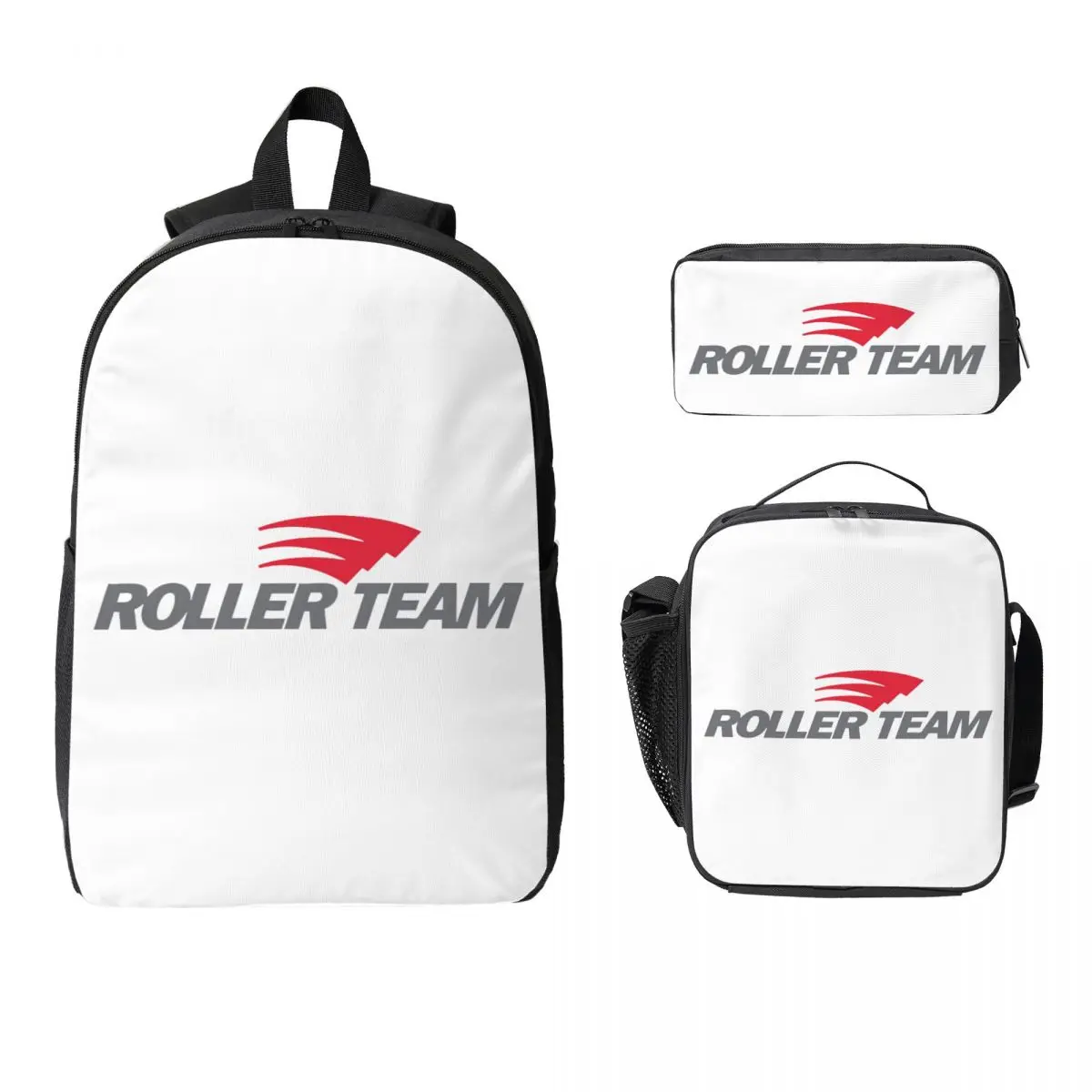 ROLLER TEAM Caravan Backpack Student BookBag School Bag Computer Shoulder Bags 3ps Insulated Lunch Bag Pencil Case
ROLLER TEAM Caravan Backpack Student BookBag School Bag Computer Shoulder Bags 3ps Insulated Lunch Bag Pencil Case