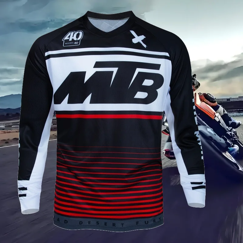 Motocross Shirt Long Sleeve Downhill Jersey Off-Road Bicycle Racing T-Shirt Quick Dry Cycling Enduro Polera Mtb Racing Jersey
Motocross Shirt Long Sleeve Downhill Jersey Off-Road Bicycle Racing T-Shirt Quick Dry Cycling Enduro Polera Mtb Racing Jersey