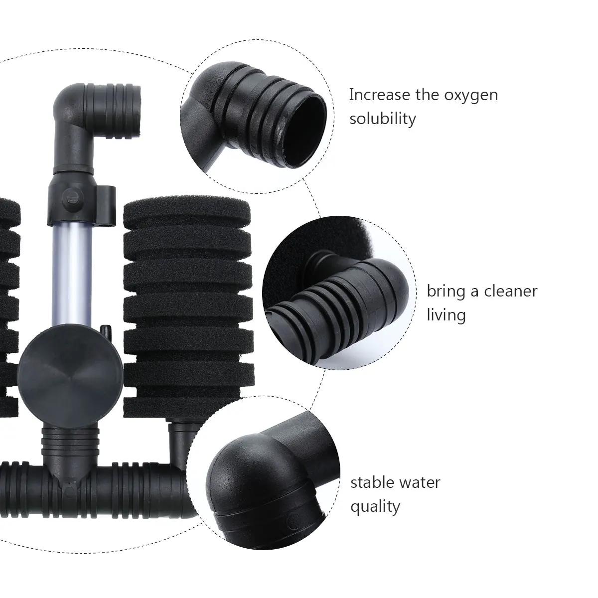 Aquarium filter Fish tank filter Aquarium sponge filter Fish tank sponge filter Biochemical sponge filter
Aquarium filter Fish tank filter Aquarium sponge filter Fish tank sponge filter Biochemical sponge filter