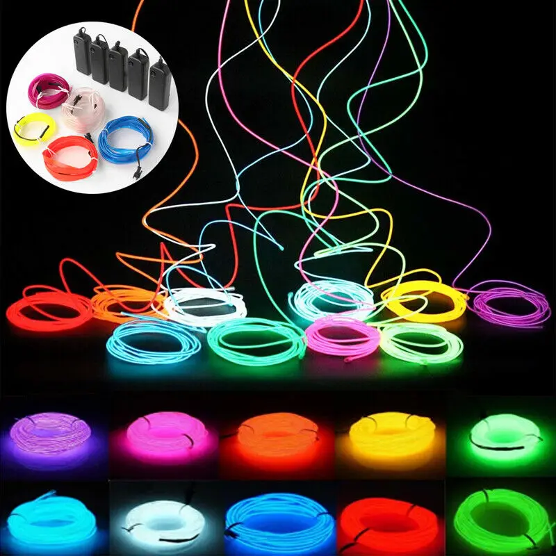 Flexible Led Strip Neon Light 1M/2M/3M/5M/10M EL Wire Led Neon Dance Party Atmosphere Decor Lamp RopeTube Waterproof Multicolor
Flexible Led Strip Neon Light 1M/2M/3M/5M/10M EL Wire Led Neon Dance Party Atmosphere Decor Lamp RopeTube Waterproof Multicolor
