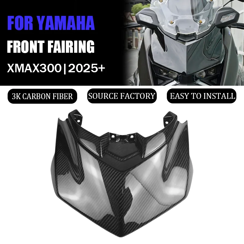 For YAMAHA Xmax 300 Xmax 300 2025 2026 100% Real Carbon fiber Motorcycle Nose Headlight Front Fairing Lamp Cover Panel Cowling
For YAMAHA Xmax 300 Xmax 300 2025 2026 100% Real Carbon fiber Motorcycle Nose Headlight Front Fairing Lamp Cover Panel Cowling
