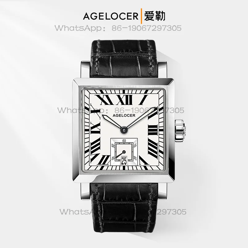 Aile AGELOCER Aigole Original Codex Men's Square Classical Mechanical Watch Gift for Boyfriend
Aile AGELOCER Aigole Original Codex Men's Square Classical Mechanical Watch Gift for Boyfriend