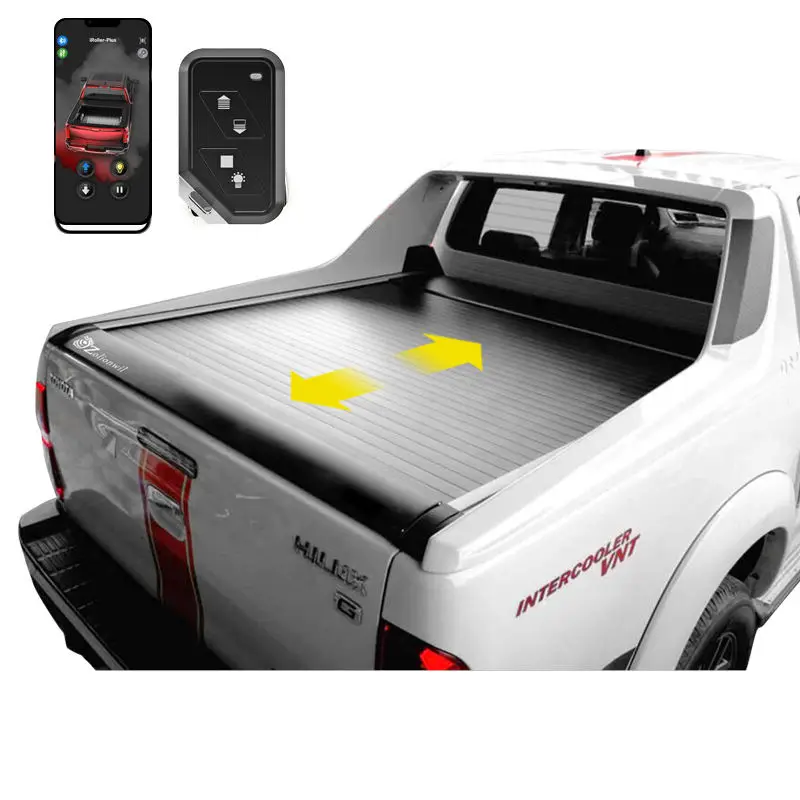 Electric Aluminum Alloy Tonneau Cover for Silverado Pickup Truck Bed 5.5FT Brake Light Roller Shutter Lid No Drill
Electric Aluminum Alloy Tonneau Cover for Silverado Pickup Truck Bed 5.5FT Brake Light Roller Shutter Lid No Drill