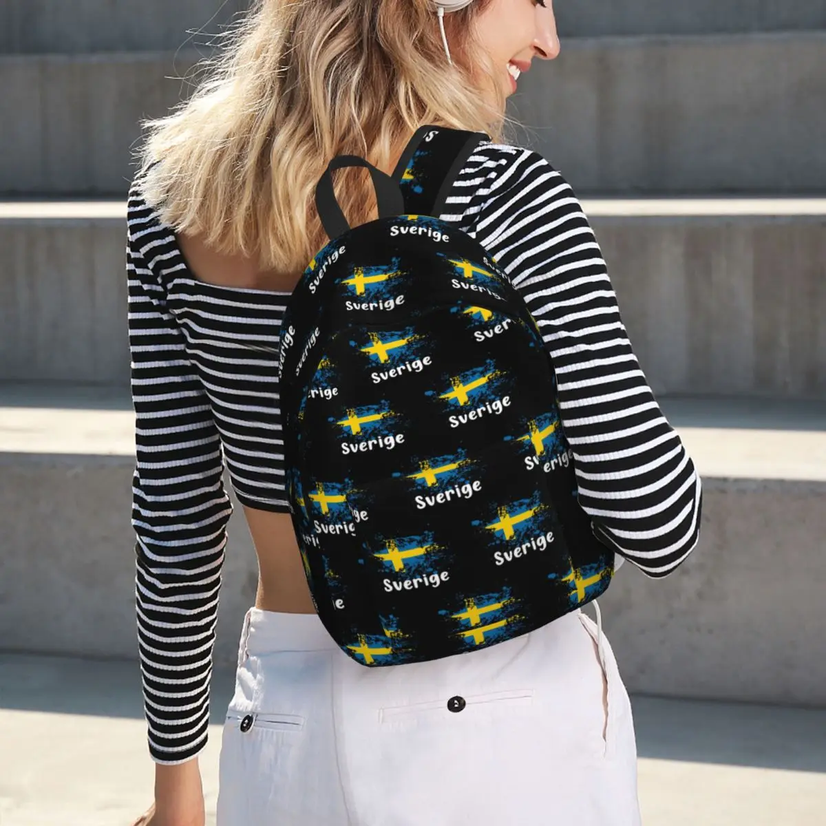 Swedish Flag Sweden Black Sverige Student Backpack School Bag Hiking Travel Daypack for Boys Girls Bookbag Shoulder Bags
Swedish Flag Sweden Black Sverige Student Backpack School Bag Hiking Travel Daypack for Boys Girls Bookbag Shoulder Bags