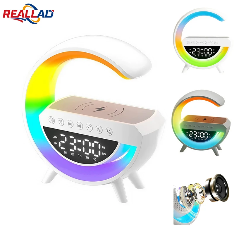 G3401 Multifunction Bluetooth Speaker TF RGB Night Light Wireless Charger Stand for IPhone Samsung Xiaomi Fast Charging Station
G3401 Multifunction Bluetooth Speaker TF RGB Night Light Wireless Charger Stand for IPhone Samsung Xiaomi Fast Charging Station