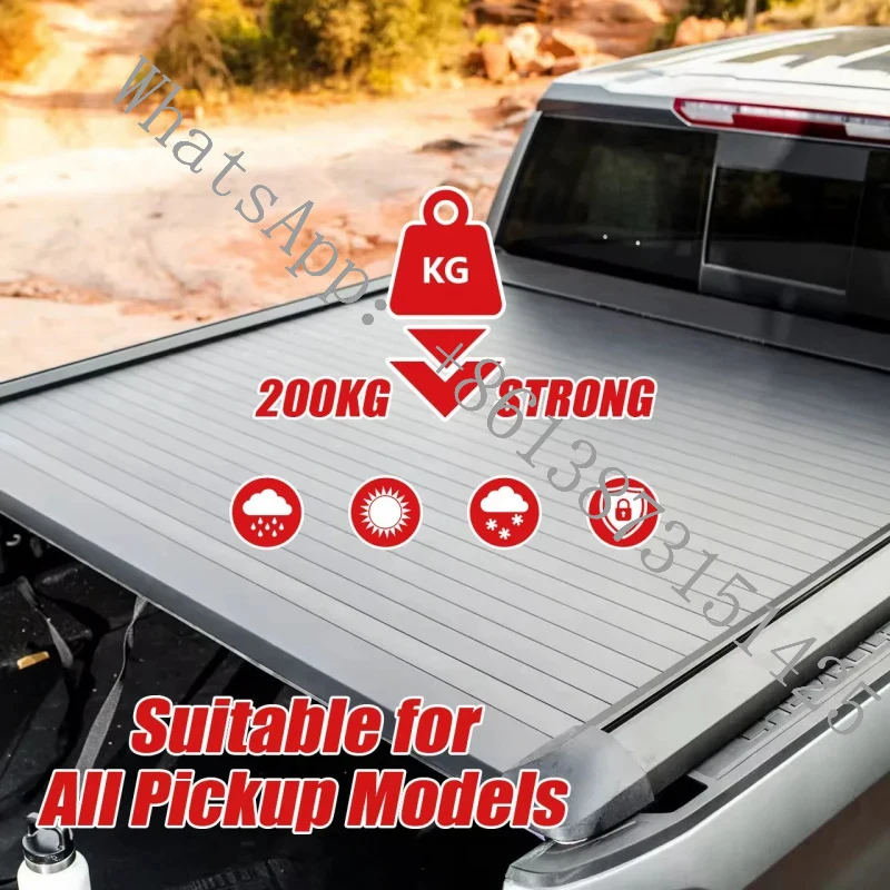 Suitable Truck Bed Tonneau Cover Retractable Folding Auto Roller Lid Accessory Vehicle Storage
Suitable Truck Bed Tonneau Cover Retractable Folding Auto Roller Lid Accessory Vehicle Storage