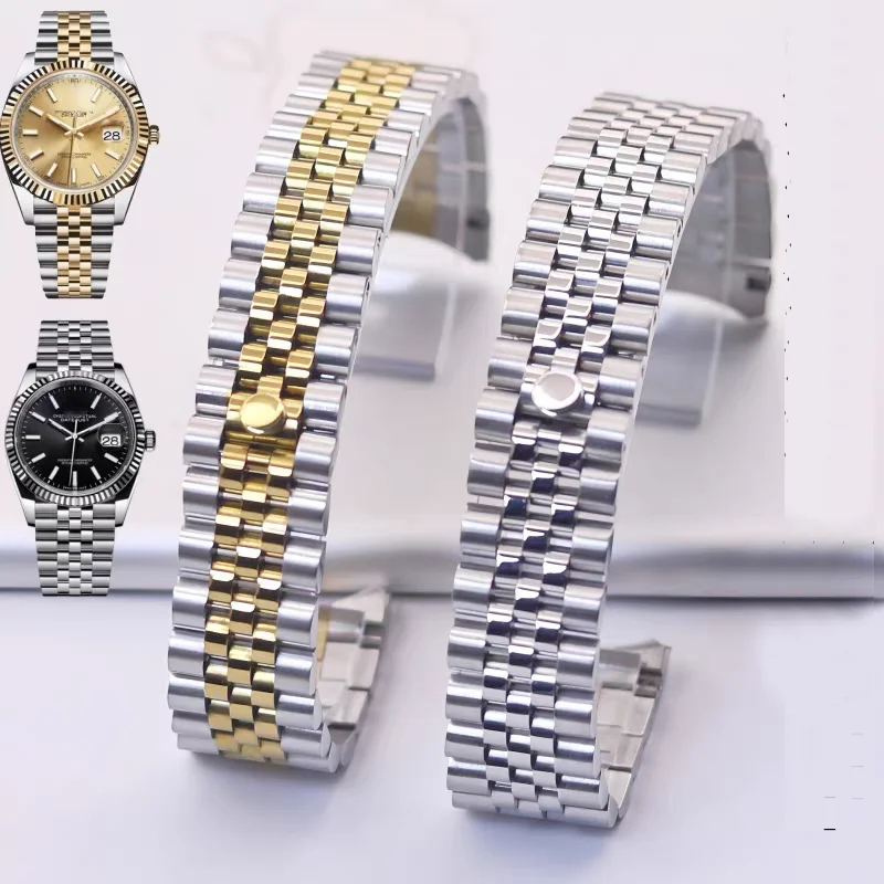 Solid Stainless Steel Watch Accessories Band For Rolex DATEJUST DAY-DATE OYSTERPERTUAL DATE 904L bracelet 17mm 20mm 21mm
Solid Stainless Steel Watch Accessories Band For Rolex DATEJUST DAY-DATE OYSTERPERTUAL DATE 904L bracelet 17mm 20mm 21mm
