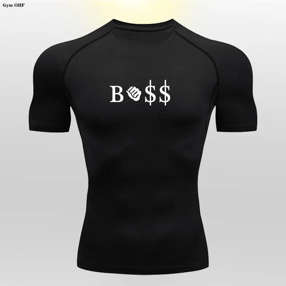 2025 Summer New Men's Boss Print Sports Fitness Running Elastic Breathable Tight T-shirt
2025 Summer New Men's Boss Print Sports Fitness Running Elastic Breathable Tight T-shirt