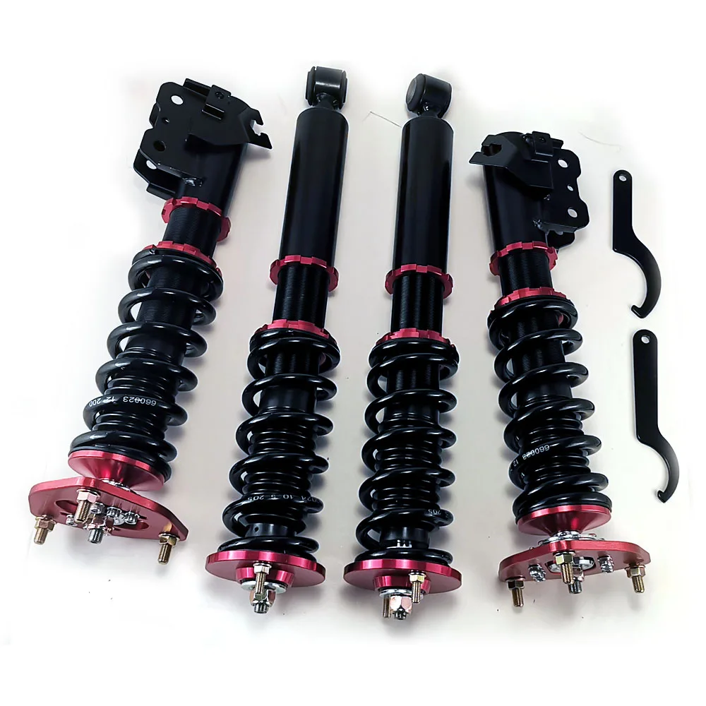 Epman Coilovers Пружинная стойка Racing Комплект койловеров подвески 16-позиционный амортизатор для Nissan 89-94 240SX S13 CN-S13 
Epman Coilovers Пружинная стойка Racing Комплект койловеров подвески 16-позиционный амортизатор для Nissan 89-94 240SX S13 CN-S13