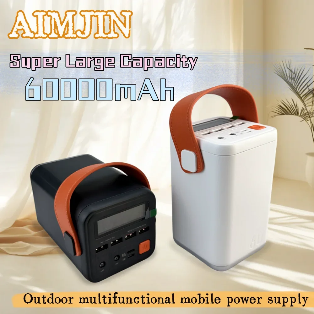 Outdoor camping portable 60000mAh large capacity power bank 18WPD fast charging emergency multifunctional mobile power supply
Outdoor camping portable 60000mAh large capacity power bank 18WPD fast charging emergency multifunctional mobile power supply