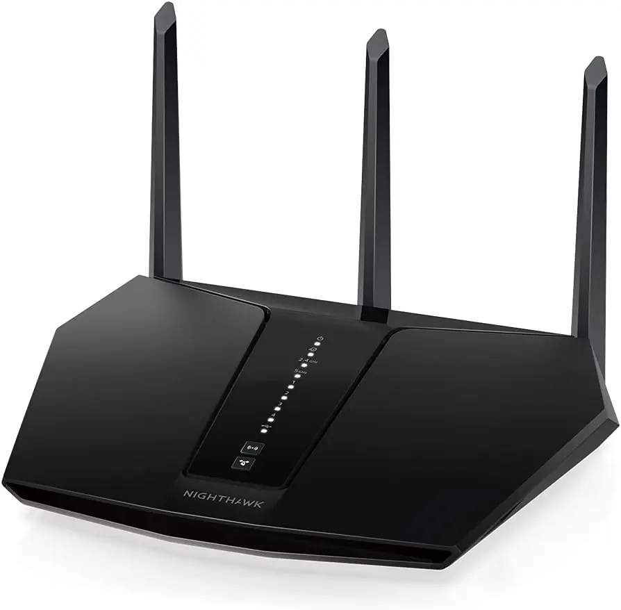 AX2400 Dual-Band WiFi 6 Router, 2.4 Gbps Speed, Coverage up to 2000 sq.ft. for 20 Devices
AX2400 Dual-Band WiFi 6 Router, 2.4 Gbps Speed, Coverage up to 2000 sq.ft. for 20 Devices