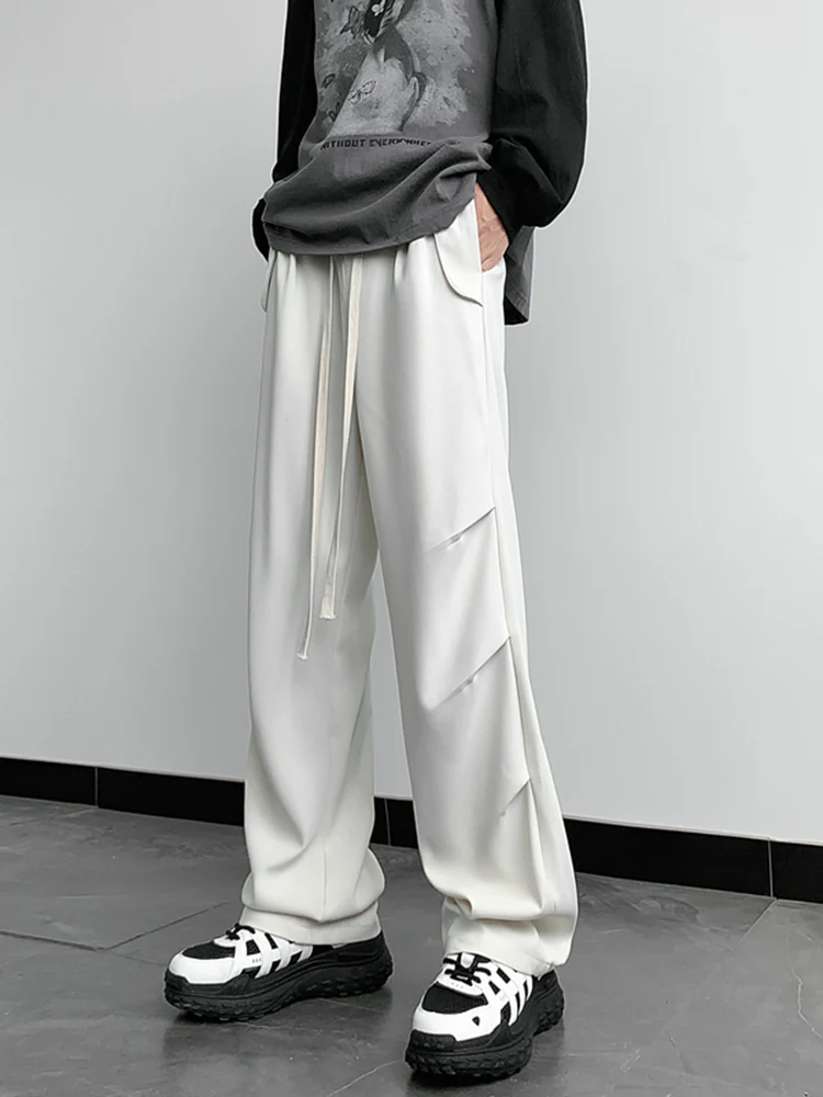 Men's Casual Pants American High Street Cleanfit Narrow Version Pleated Loose Long Trousers Autumn Faionable Youth Leisure
Men's Casual Pants American High Street Cleanfit Narrow Version Pleated Loose Long Trousers Autumn Faionable Youth Leisure