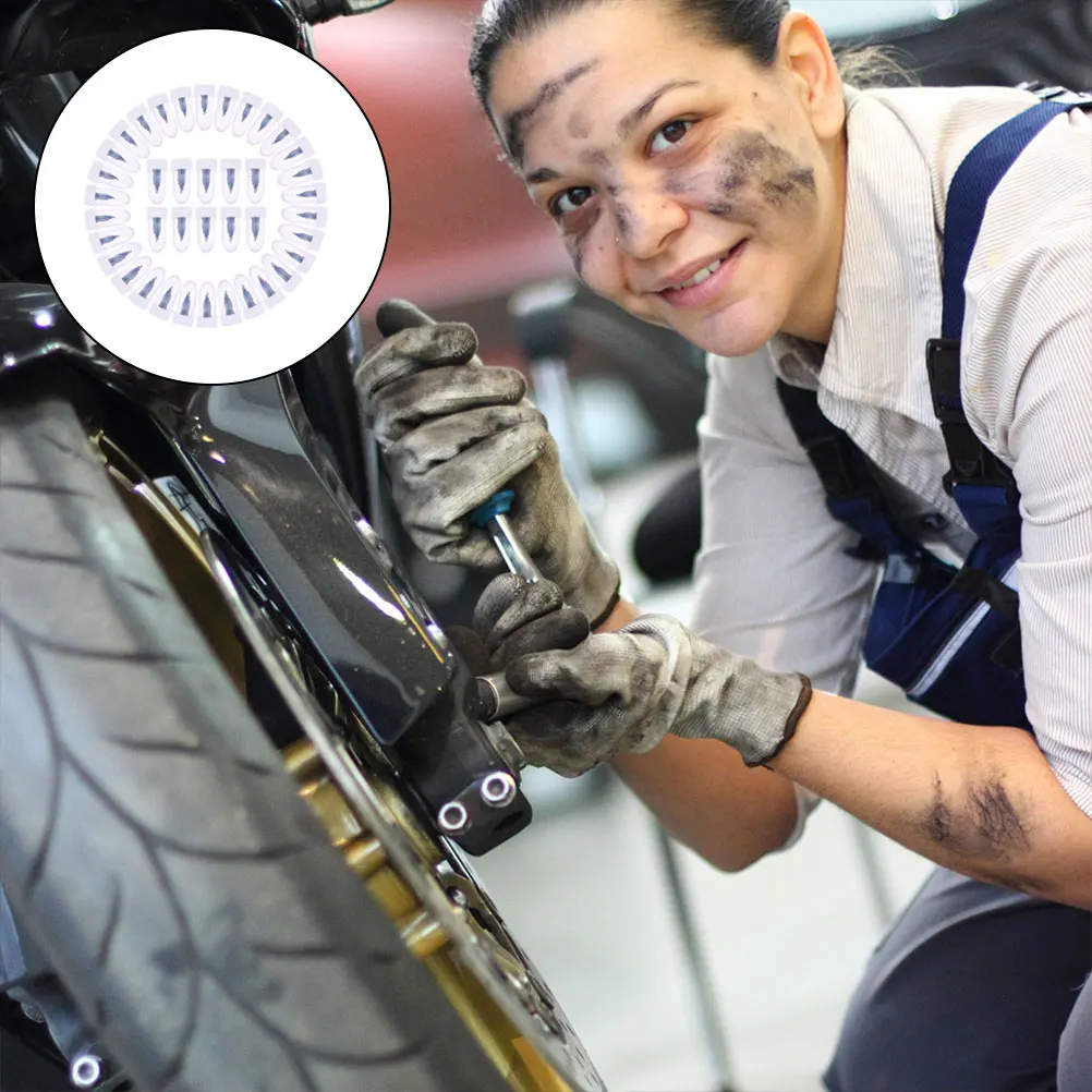 100pcs Tire Repair Rubber Nails Car Motorcycle Bike Plug Kit Durable Sturdy Iron Black Sealant Screws for Electric Bike Vacuum
100pcs Tire Repair Rubber Nails Car Motorcycle Bike Plug Kit Durable Sturdy Iron Black Sealant Screws for Electric Bike Vacuum