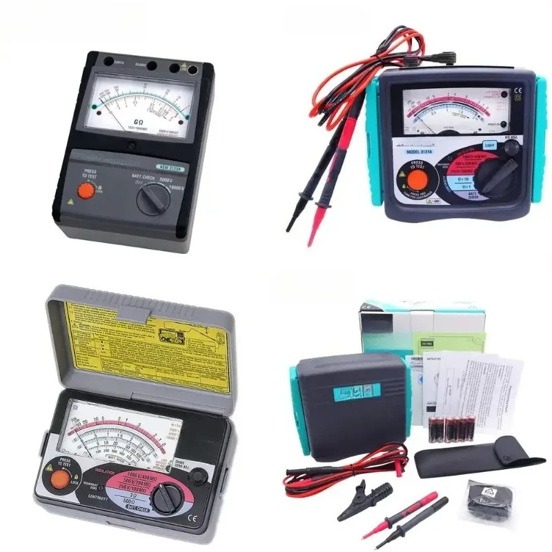 Kyoritsu KEW3123A Insulation Resistance Tester and Kyoritsu MODEL3132A Digital Megohmmeter
Kyoritsu KEW3123A Insulation Resistance Tester and Kyoritsu MODEL3132A Digital Megohmmeter