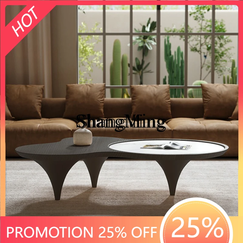 CL cloud coffee table modern simple living room creative special-shaped round rock slab tea table
CL cloud coffee table modern simple living room creative special-shaped round rock slab tea table