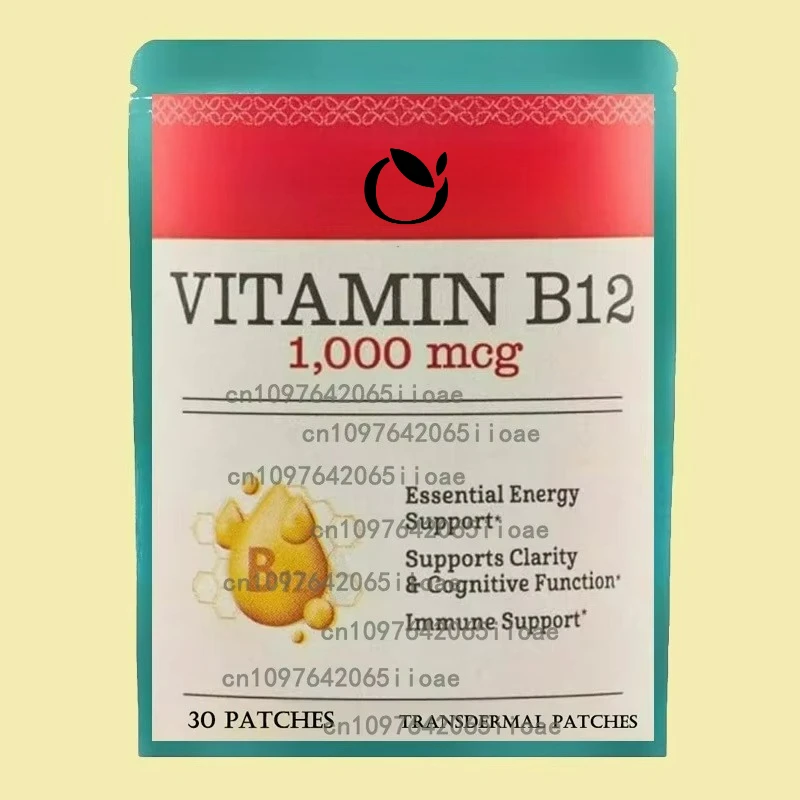 30 Patches B12 Patches 1000 Mcg Transdermal Patches Support Energy Metabolism, Mental Clarity, Nervous System Health
30 Patches B12 Patches 1000 Mcg Transdermal Patches Support Energy Metabolism, Mental Clarity, Nervous System Health