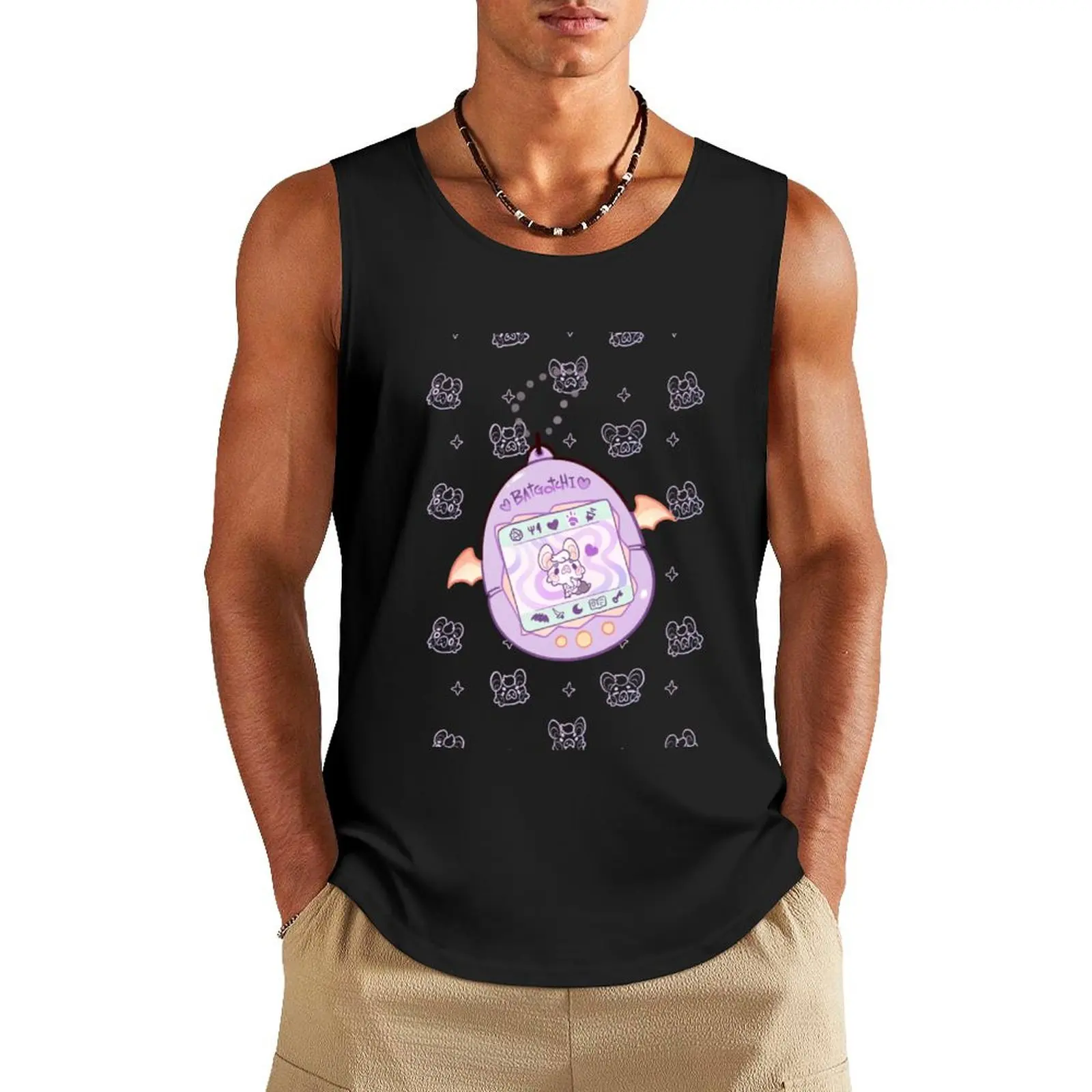 Batgotchi Tank Top man sexycostume Gym clothes sleeveless gym shirts male clothes for men summer
Batgotchi Tank Top man sexycostume Gym clothes sleeveless gym shirts male clothes for men summer