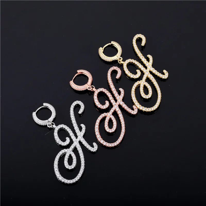 1 Pair Hip Hop AAA+ CZ Stone Paved Bling Iced Out Personality Letter Name Stud Earring for Men Women Unisex Rapper Jewelry Gifts
1 Pair Hip Hop AAA+ CZ Stone Paved Bling Iced Out Personality Letter Name Stud Earring for Men Women Unisex Rapper Jewelry Gifts