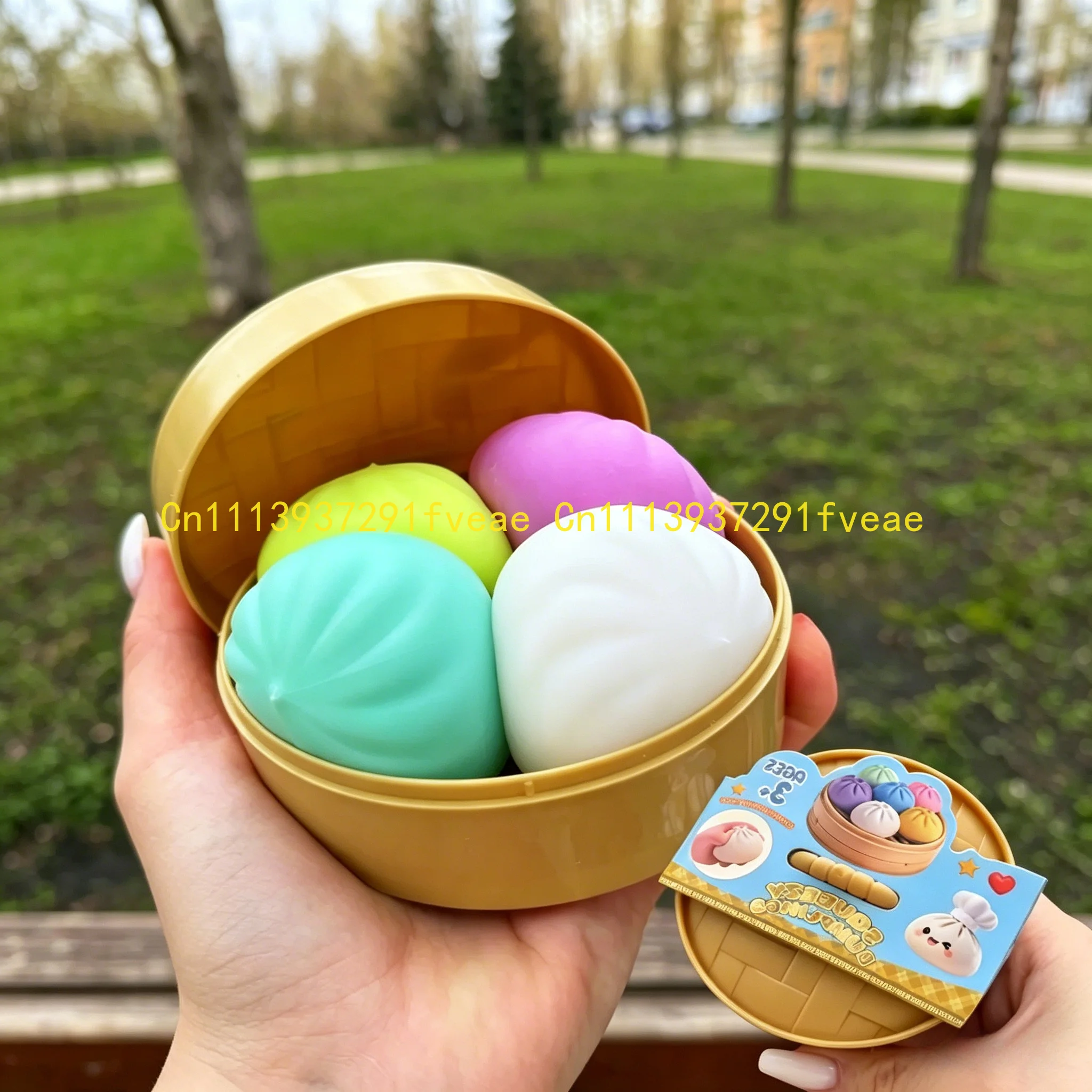 4Pcs Dumpling Squishy, Maltose Stress Ball, Slow Rebound Fidget Set, Aesthetic Desk Decor, Anxiety Relief Toy, Realistic Food
4Pcs Dumpling Squishy, Maltose Stress Ball, Slow Rebound Fidget Set, Aesthetic Desk Decor, Anxiety Relief Toy, Realistic Food