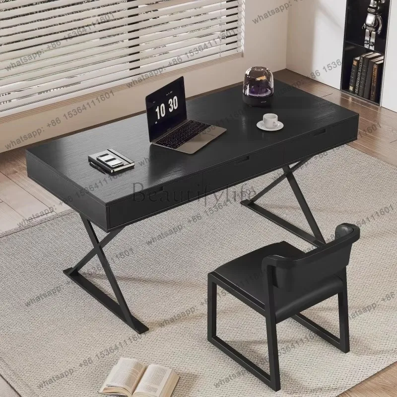 Black Designer Modern Office Desks Storage Drawers Asthetic Organizer Standing Computer Desks Study Home Escritorio Furniture
Black Designer Modern Office Desks Storage Drawers Asthetic Organizer Standing Computer Desks Study Home Escritorio Furniture