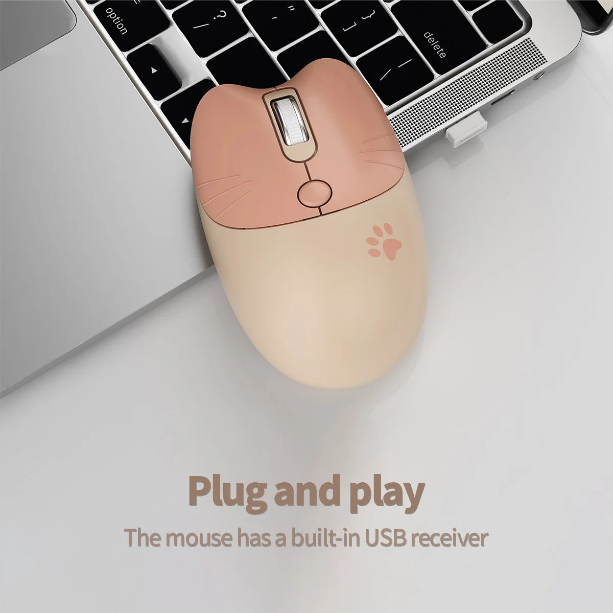 MOFii Wireless Office Product with Unique Cute Cat Shape Silent Function and Multiple Color Options M3 mouse
MOFii Wireless Office Product with Unique Cute Cat Shape Silent Function and Multiple Color Options M3 mouse