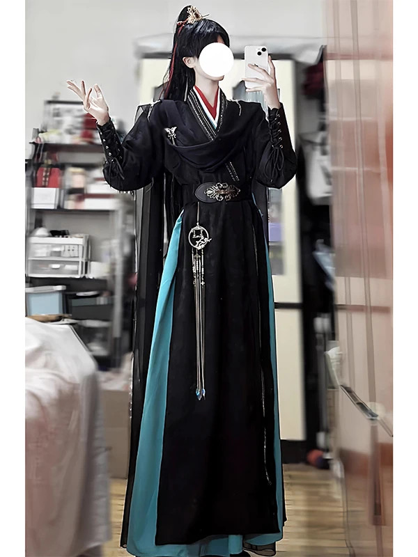 Modern Revamped Jianghu Martial Arts Style Set Youthful National Fairy Swordman Collar Hanfu Daily Wear Unisex Ancient Costume
Modern Revamped Jianghu Martial Arts Style Set Youthful National Fairy Swordman Collar Hanfu Daily Wear Unisex Ancient Costume