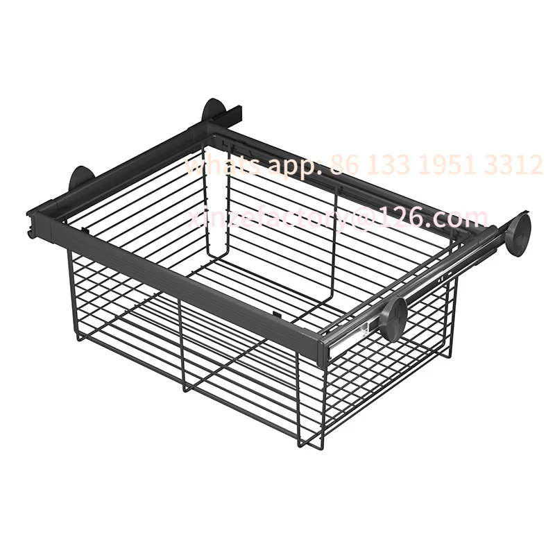 Customizable wardrobe pull basket drawer type telescopic pants rack household storage cabinet pull rack built-in pull basket sto
Customizable wardrobe pull basket drawer type telescopic pants rack household storage cabinet pull rack built-in pull basket sto