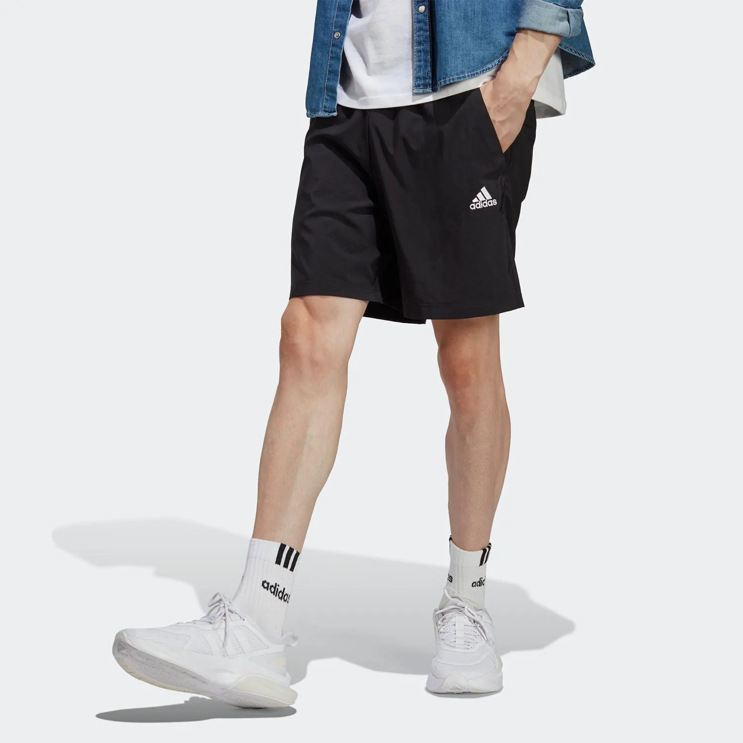 Adidas official genuine men's simple and fashionable breathable woven sports shorts IC9392
Adidas official genuine men's simple and fashionable breathable woven sports shorts IC9392