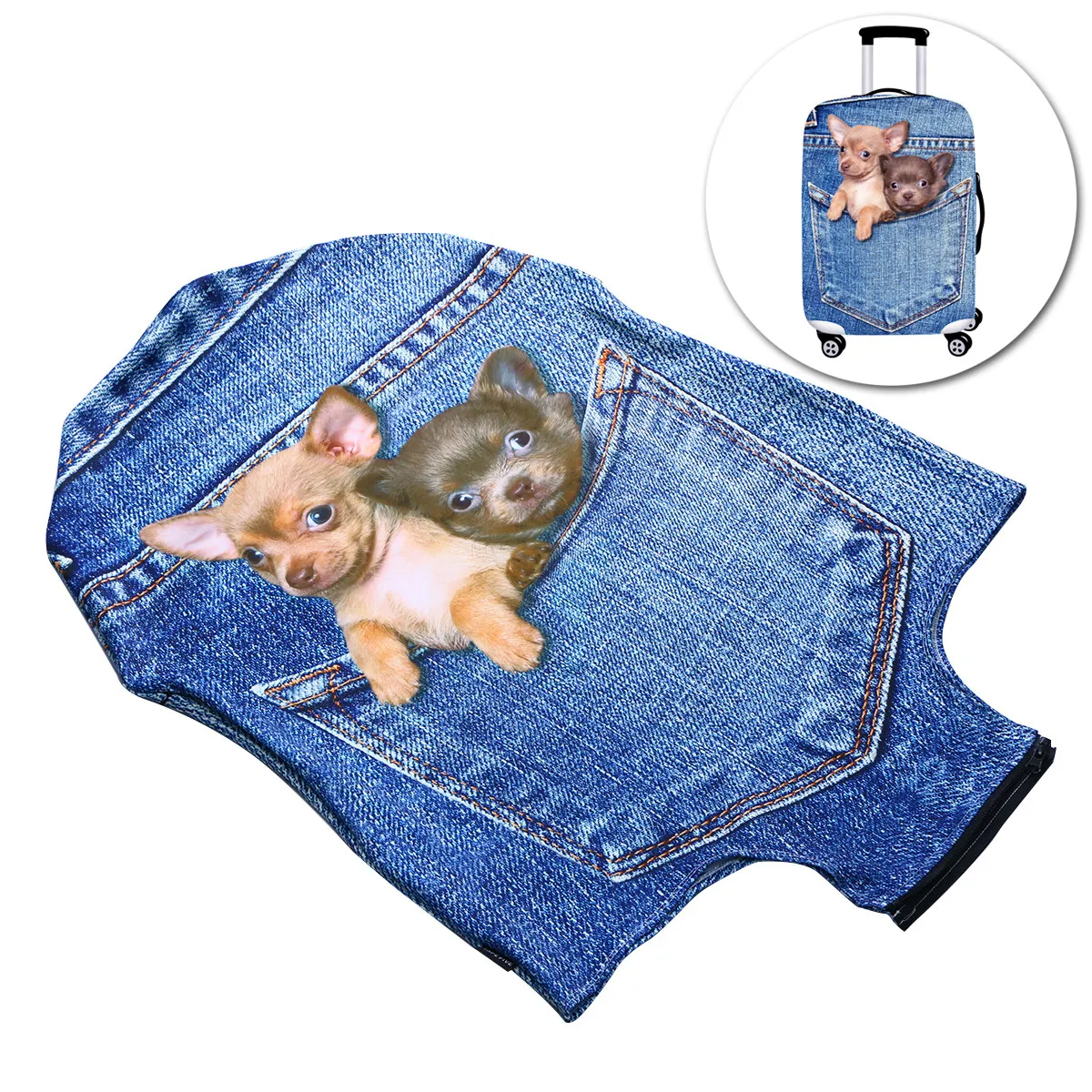 18 -20 Luggage Cover Cute Protector for Suitcase Covers Elastic Protective Travel Bags
18 -20 Luggage Cover Cute Protector for Suitcase Covers Elastic Protective Travel Bags