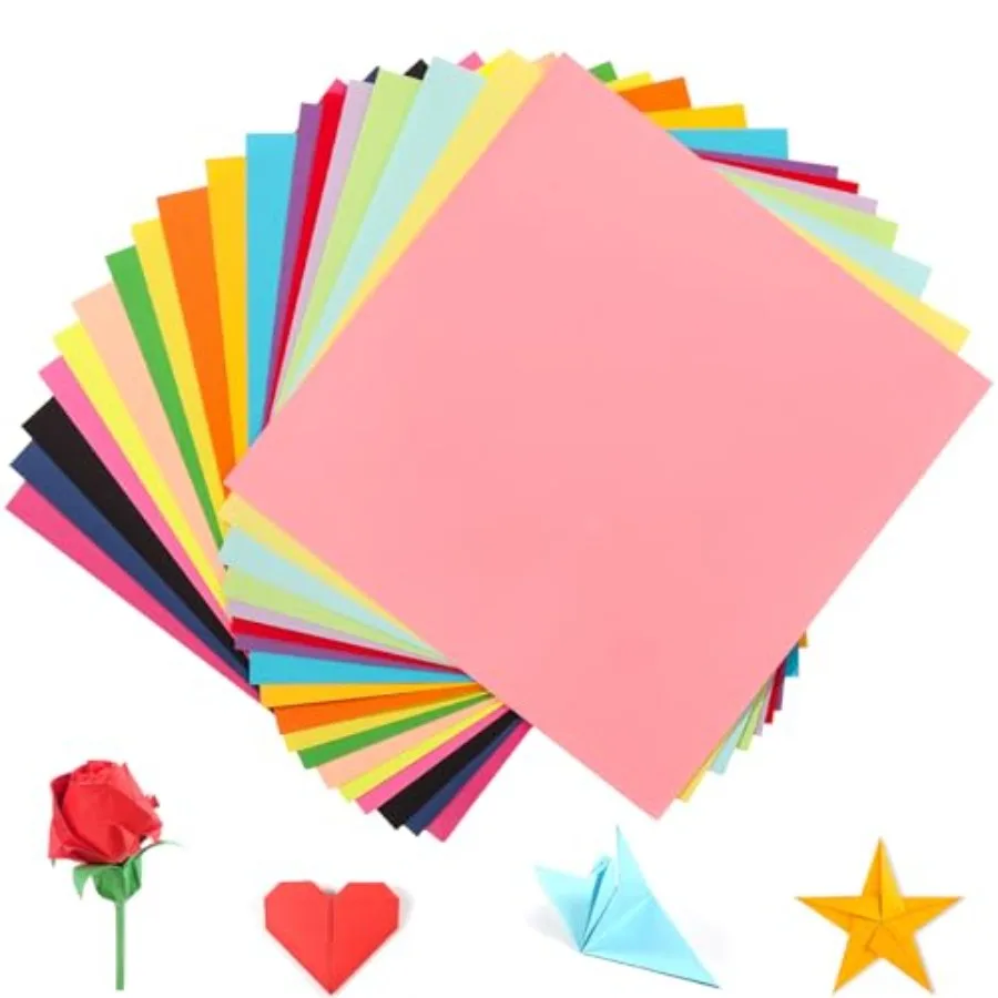 Origami Paper 6x6in, 200 Sheets, 20 Colors, Square Craft for Arts and Crafts, Scrapbook Paper, Colored Paper, Origami Kit Suppl
Origami Paper 6x6in, 200 Sheets, 20 Colors, Square Craft for Arts and Crafts, Scrapbook Paper, Colored Paper, Origami Kit Suppl