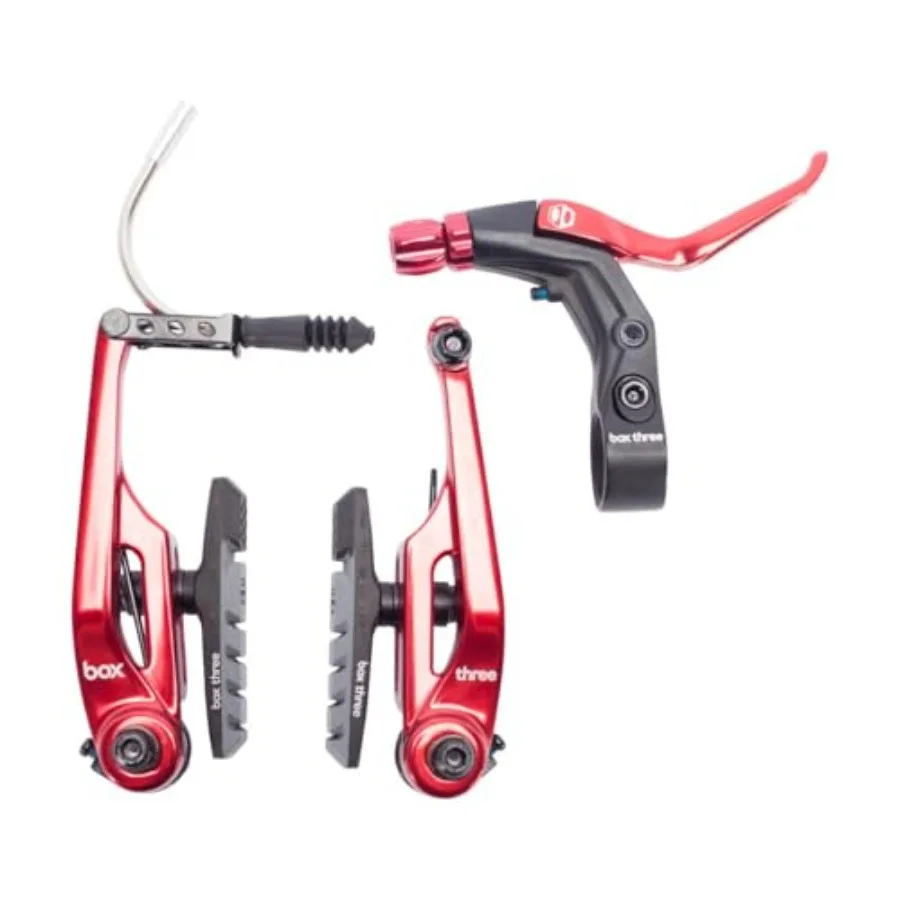 Three 108 Millimeters Bike Brake Kit with 35mm of Brake Pad Adjustment Phillips Head Tension Screw and Air Flow Brake Shoes wit
Three 108 Millimeters Bike Brake Kit with 35mm of Brake Pad Adjustment Phillips Head Tension Screw and Air Flow Brake Shoes wit