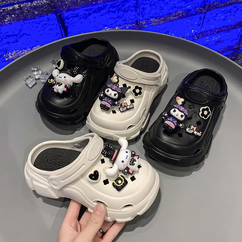 Summer New Kuromi Cinnamoroll Children's Slippers Hole Shoes Cute Cartoon Thick Sole Outdoor Anti-Slip Soft Bottom Beach Sandals
Summer New Kuromi Cinnamoroll Children's Slippers Hole Shoes Cute Cartoon Thick Sole Outdoor Anti-Slip Soft Bottom Beach Sandals