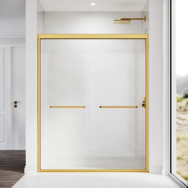 Sliding Shower Glass Door 50-54 in. W x 72 in. H, Adjustable Semi Frameless Shower Door, Certified Thick Clear Clear Tempered
Sliding Shower Glass Door 50-54 in. W x 72 in. H, Adjustable Semi Frameless Shower Door, Certified Thick Clear Clear Tempered