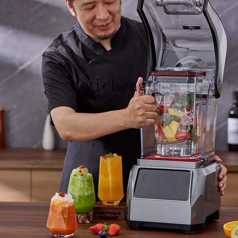 Brushless motor with cover sound insulation milk tea shop mixing shaver commercial smoothie machine 
Brushless motor with cover sound insulation milk tea shop mixing shaver commercial smoothie machine