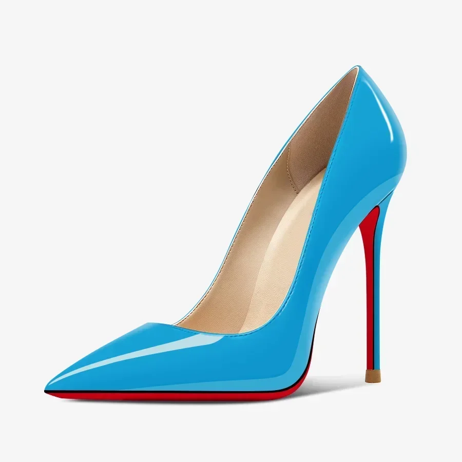 New Blue Large 12CM High Heels Red Customized Sexy Professional Women's Shoes Versatile Date Gift Single Shoes
New Blue Large 12CM High Heels Red Customized Sexy Professional Women's Shoes Versatile Date Gift Single Shoes