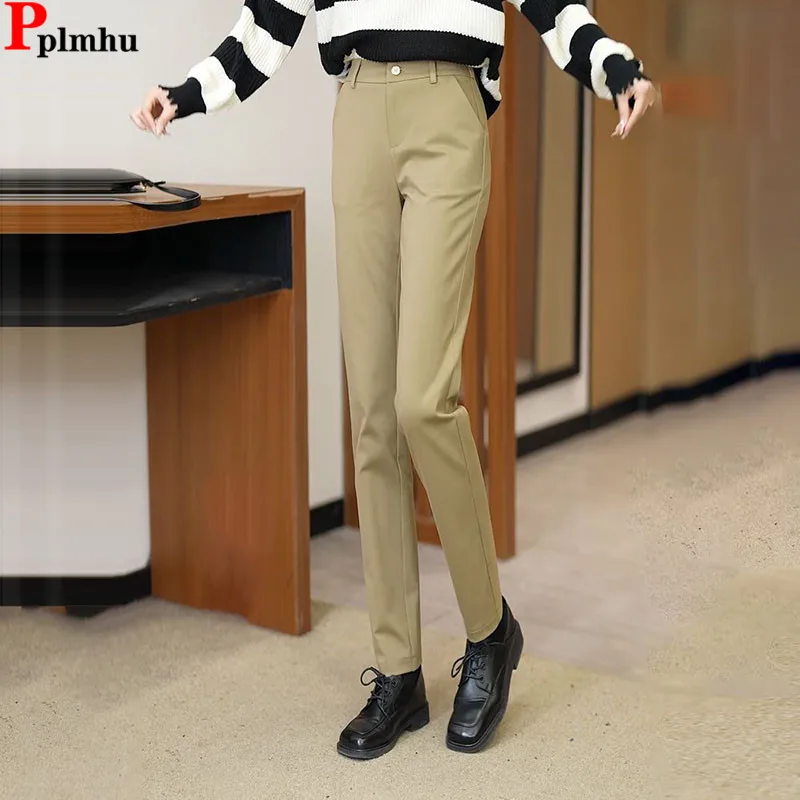Office Strecth Pencil Suit Pants High Waist Casual Baggy Pantalones Elegant Spodnie Korean Formal New Classic Women Trousers
Office Strecth Pencil Suit Pants High Waist Casual Baggy Pantalones Elegant Spodnie Korean Formal New Classic Women Trousers