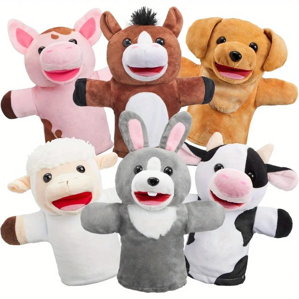 JOYFY 6Pcs Kids Hand Puppet Set with Working Mouth Animal Plush Toy for Show Theater Birthday Gifts Easter Basket Stuffers
JOYFY 6Pcs Kids Hand Puppet Set with Working Mouth Animal Plush Toy for Show Theater Birthday Gifts Easter Basket Stuffers