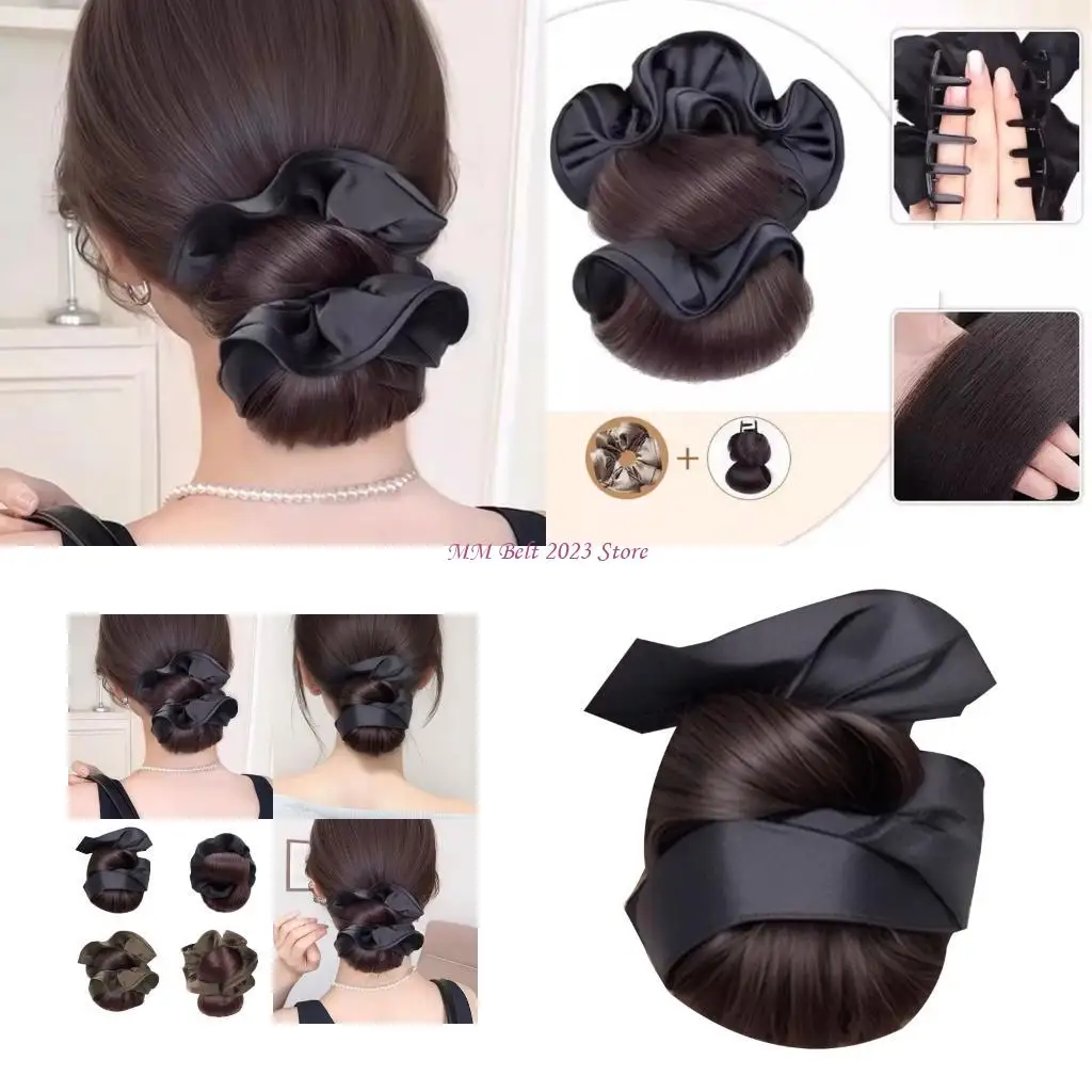 49ME Heat Resistant Hair Bun Hairpiece Clip On Updos For Women Quick Hair Styling
49ME Heat Resistant Hair Bun Hairpiece Clip On Updos For Women Quick Hair Styling