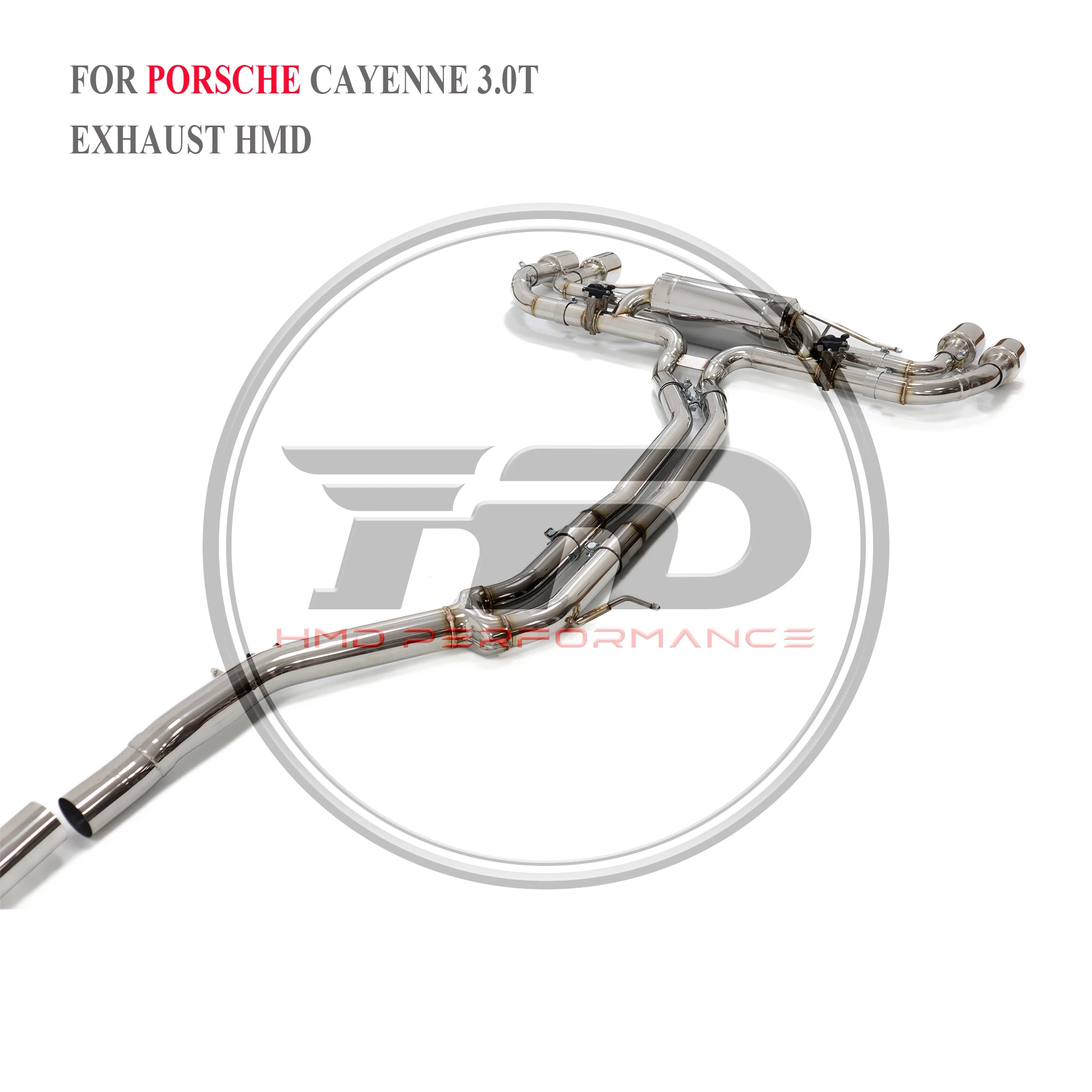 HMD stainless steel exhaust system row CatbackFOR Porsche Cayenne 3.0T automotive accessories electronic valves
HMD stainless steel exhaust system row CatbackFOR Porsche Cayenne 3.0T automotive accessories electronic valves
